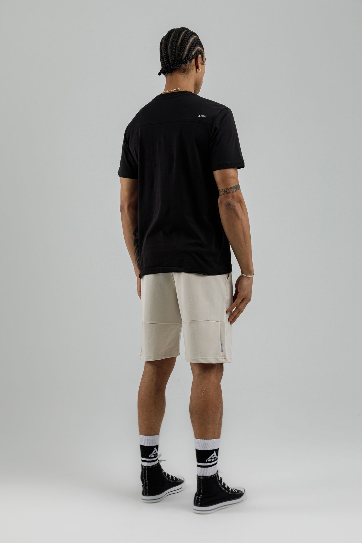 17094 - Khaki - Men's lycra Shorts