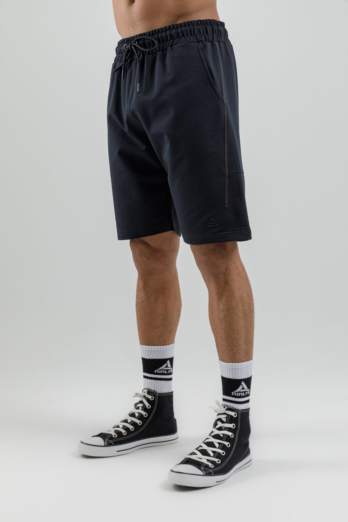 17094 - Khaki - Men's lycra Shorts