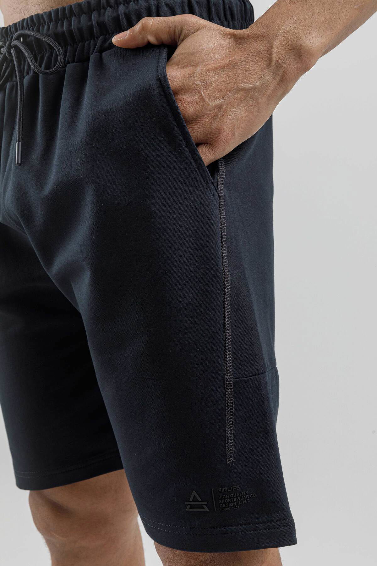 17094 - Khaki - Men's lycra Shorts