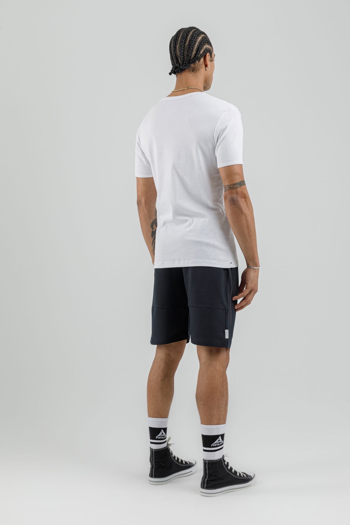 17094 - Khaki - Men's lycra Shorts
