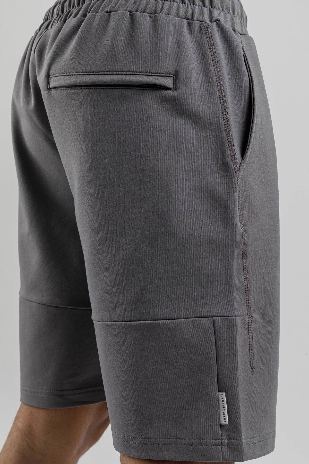 17094 - Khaki - Men's lycra Shorts