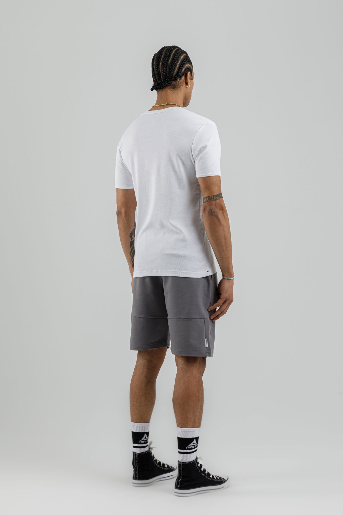 17094 - Khaki - Men's lycra Shorts