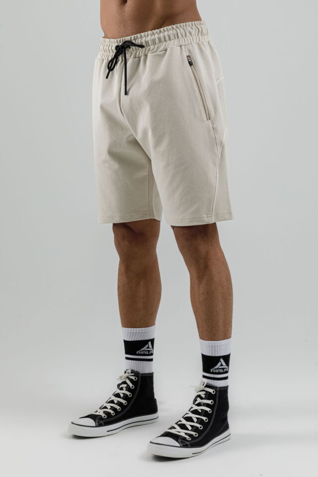 17095 - Khaki - Men's lycra Shorts
