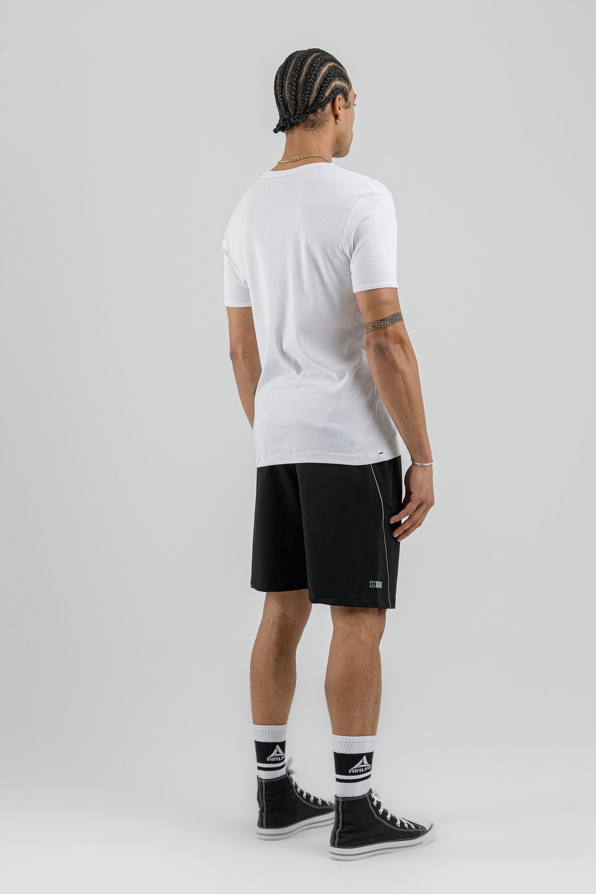 17095 - Khaki - Men's lycra Shorts