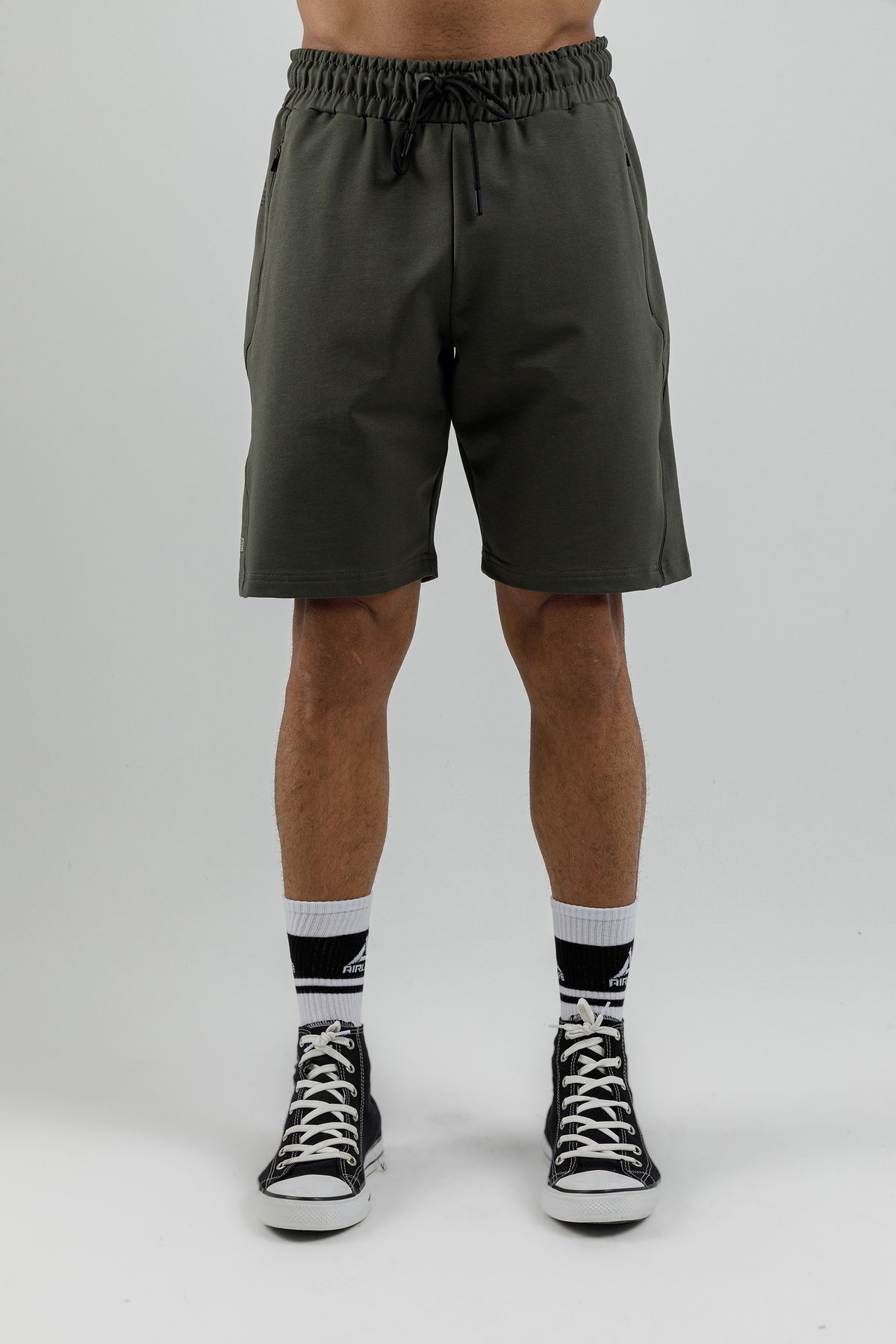 17095 - Khaki - Men's lycra Shorts