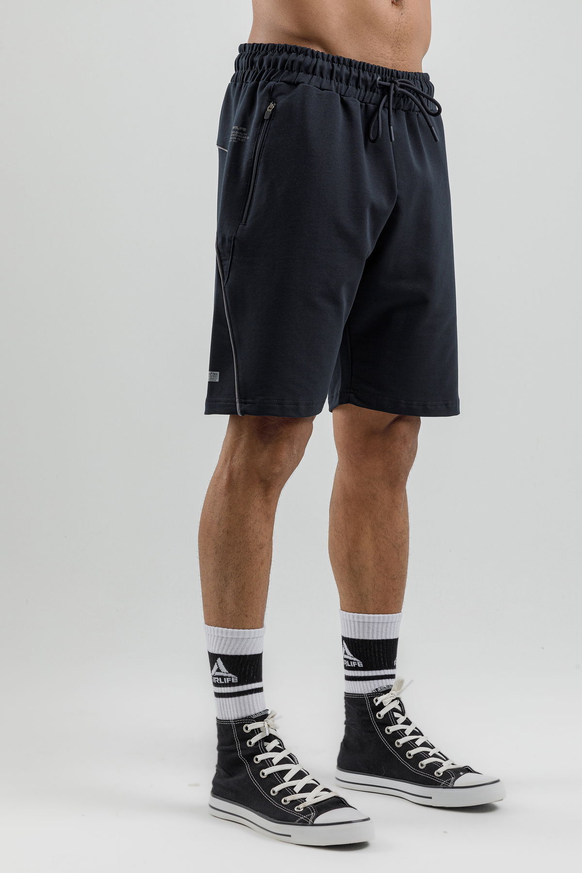 17095 - Khaki - Men's lycra Shorts