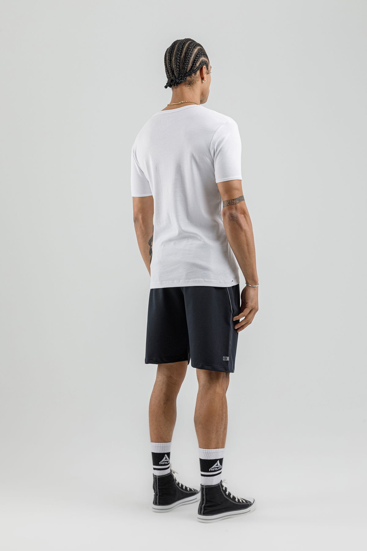 17095 - Khaki - Men's lycra Shorts