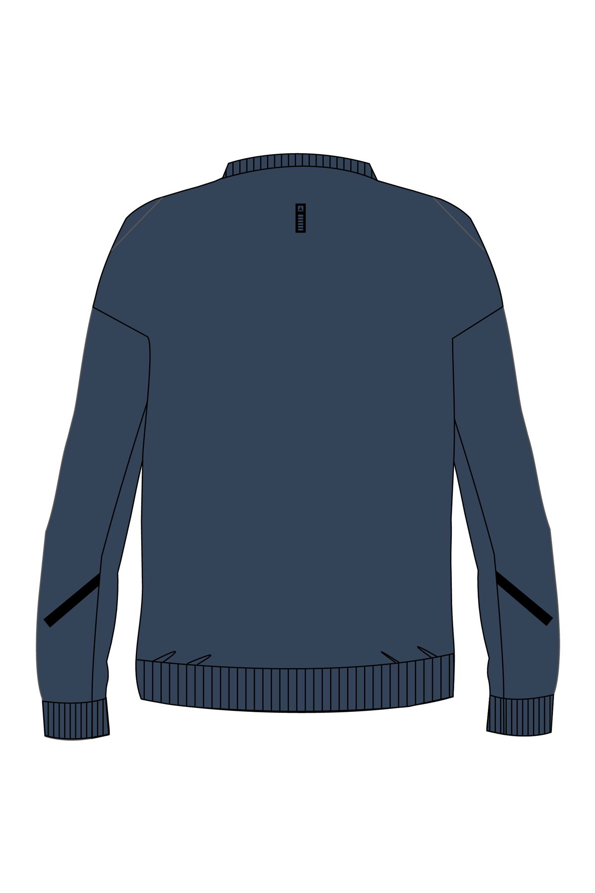 180013-U.01 - Lacivert - Sıfır Yaka Genç Çocuk Sweatshirt