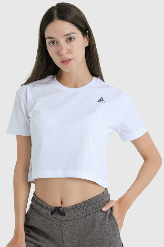 19123 - White - Women's Crop T-shirt