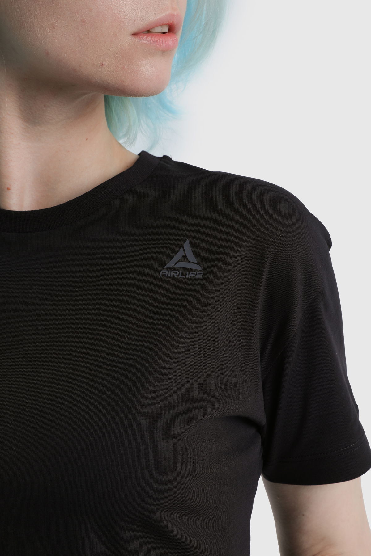 19123 - Black - Women's Crop T-shirt