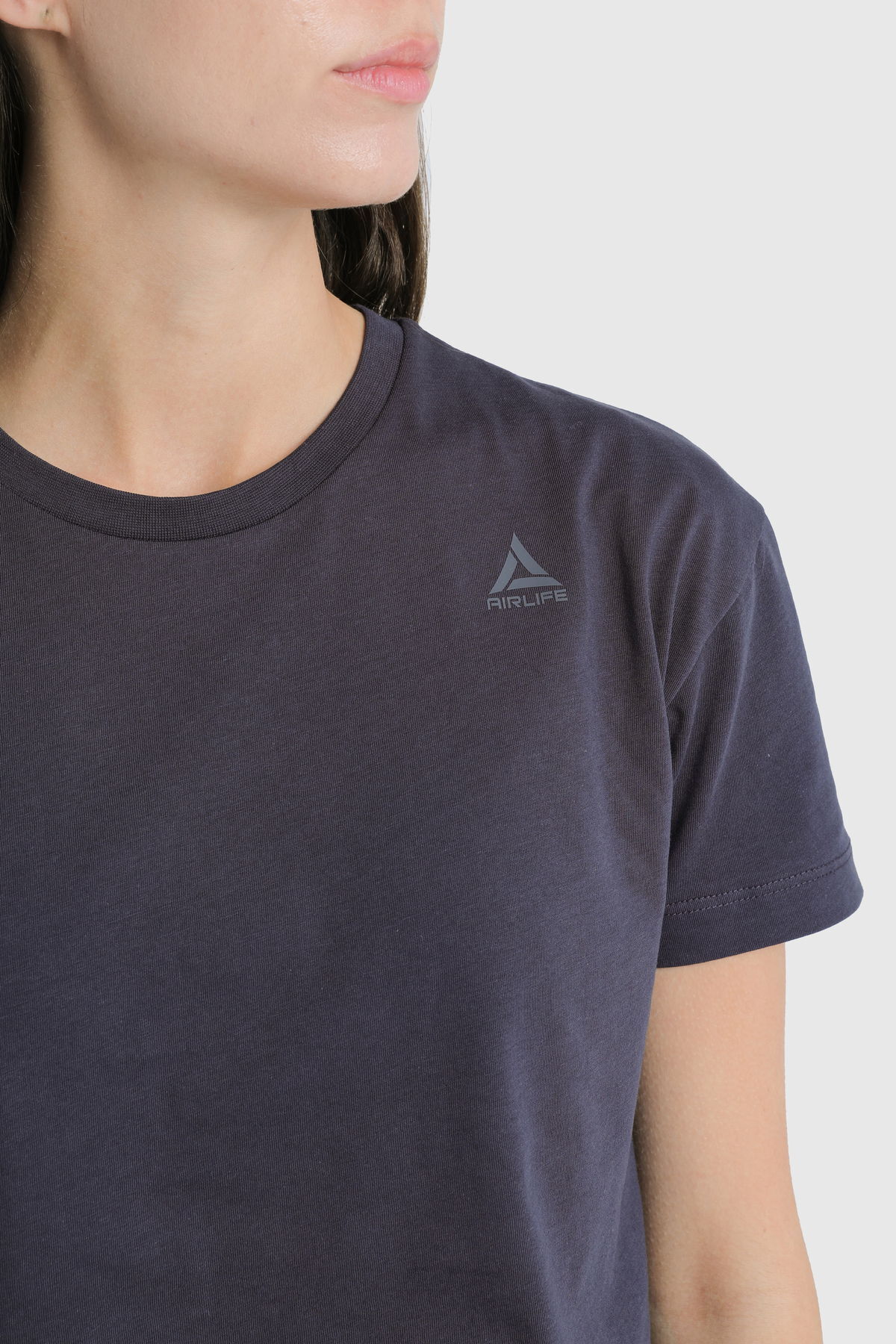 19123 - Navy - Women's Crop T-shirt