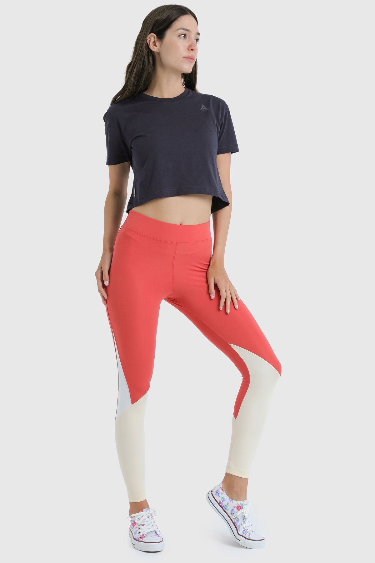 19123 - Navy - Women's Crop T-shirt