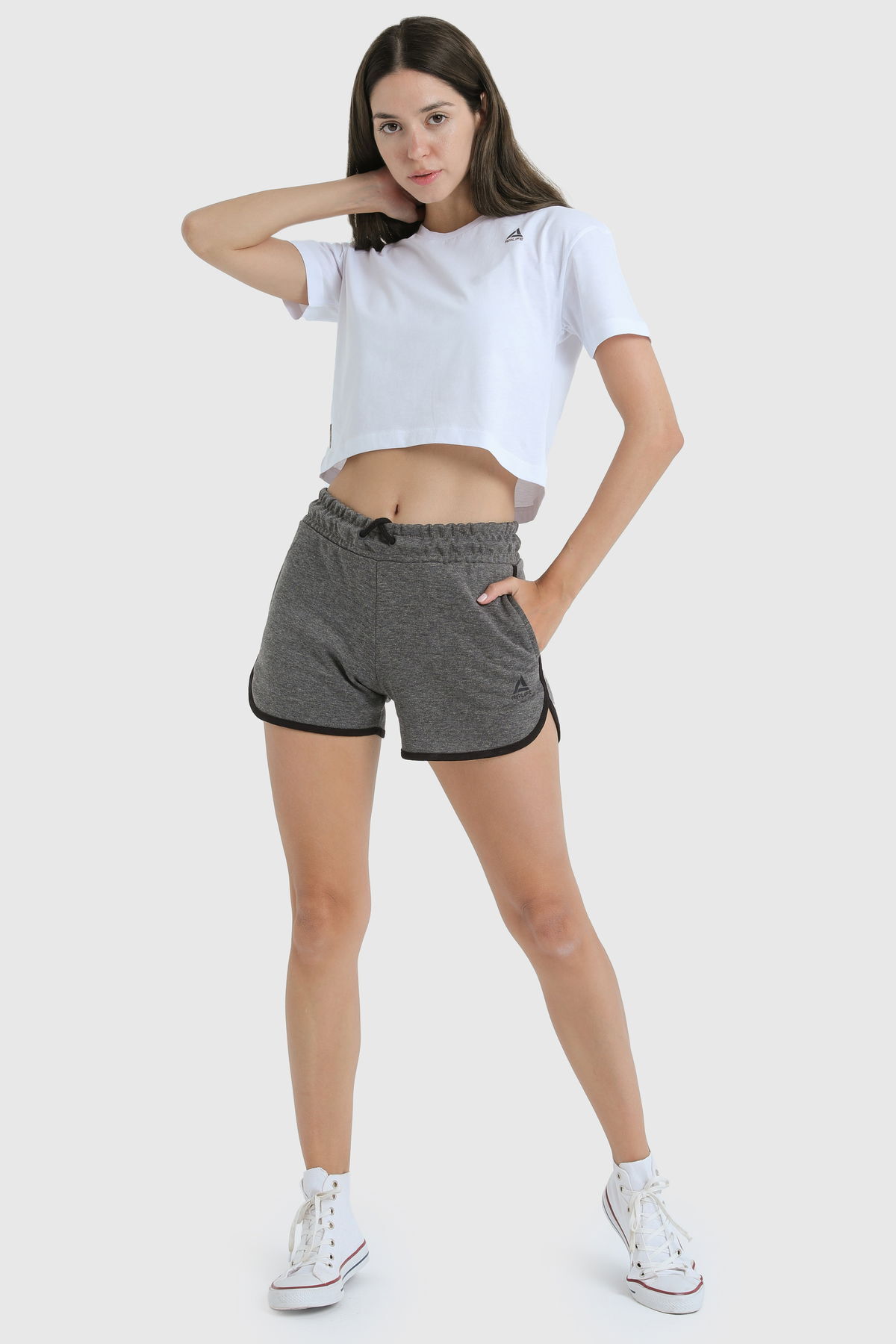 19123 - White - Women's Crop T-shirt