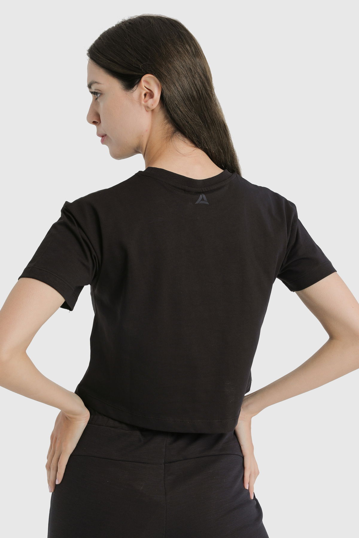 19124 - Khaki - Women's Crop T-shirt