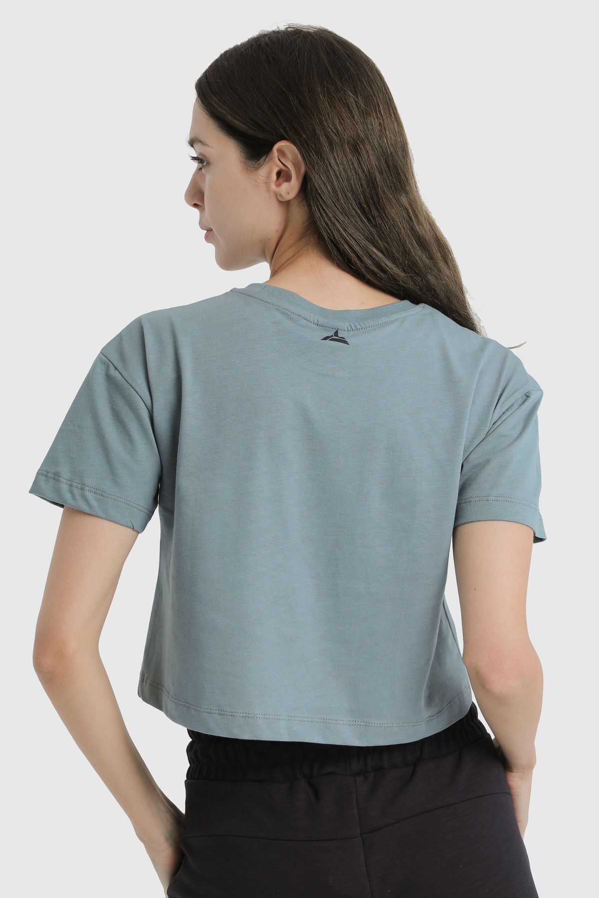 19124 - Khaki - Women's Crop T-shirt