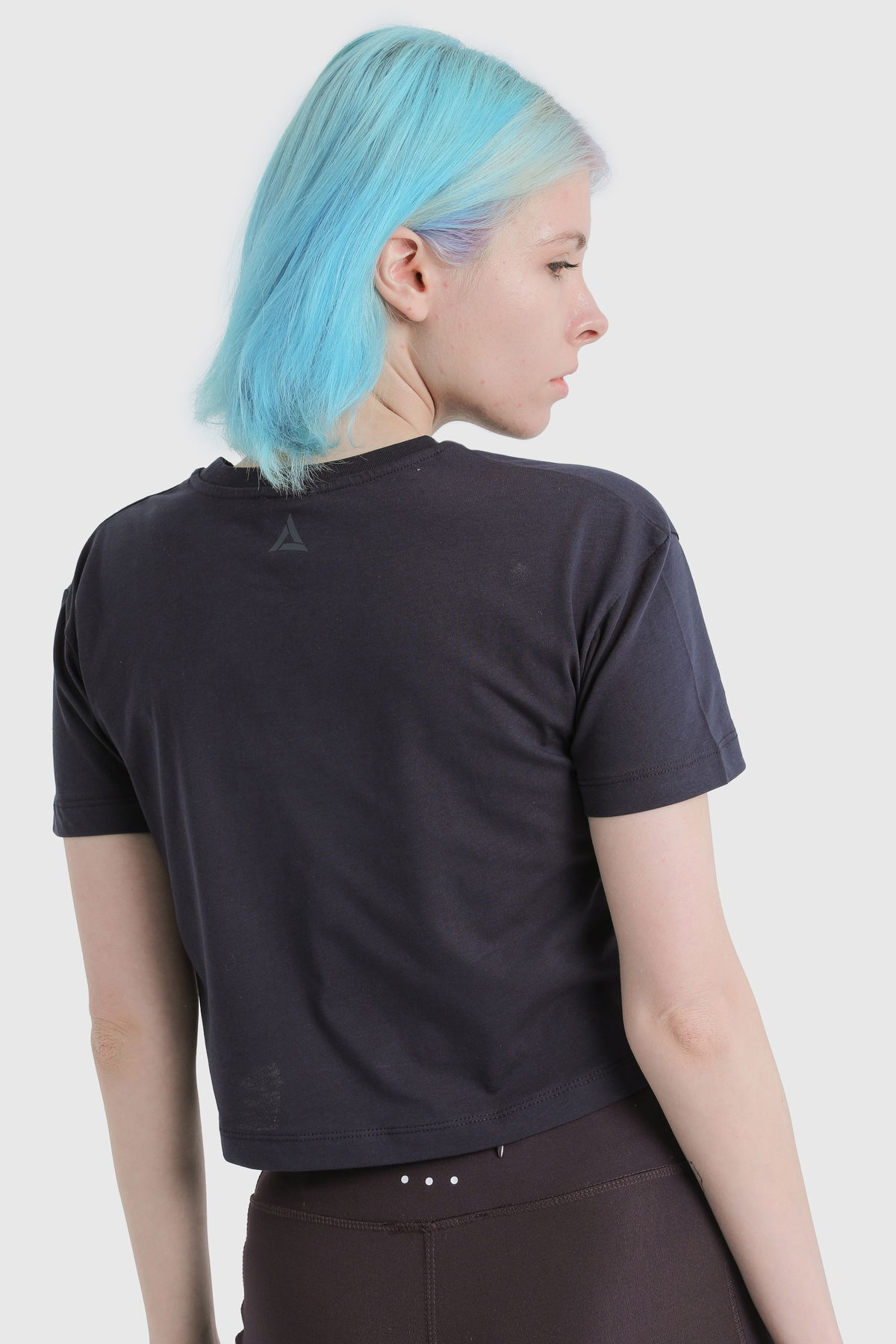 19124 - Khaki - Women's Crop T-shirt