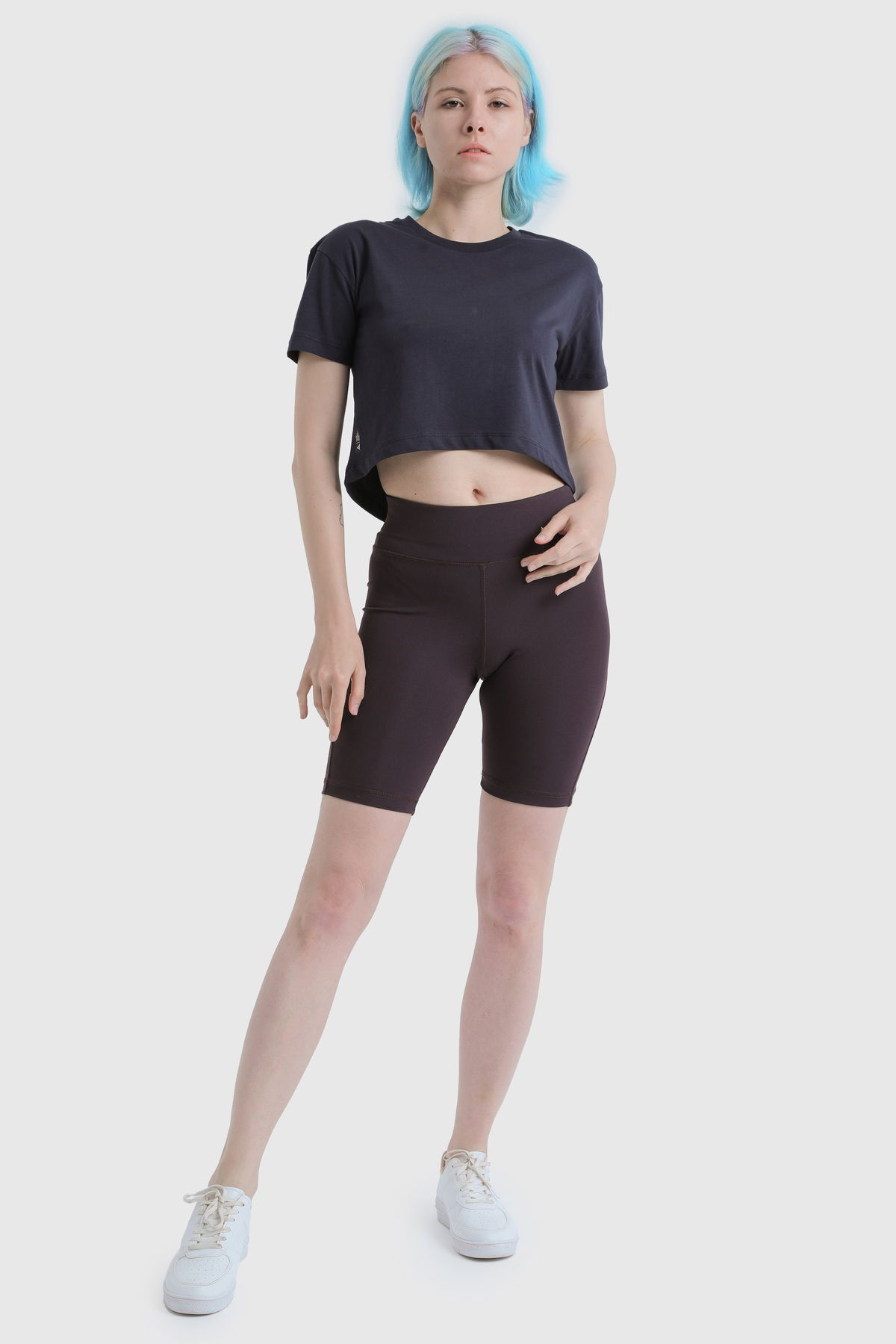 19124 - Khaki - Women's Crop T-shirt