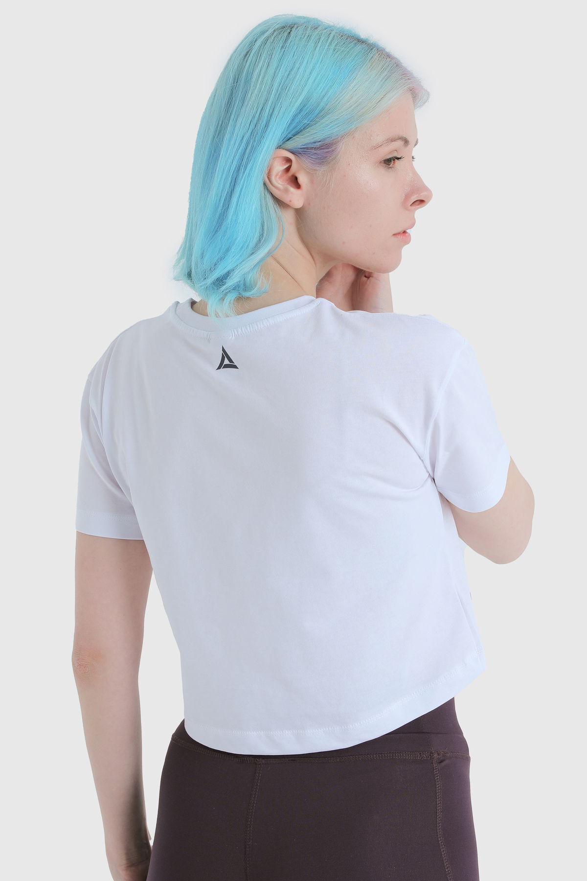 19124 - Khaki - Women's Crop T-shirt