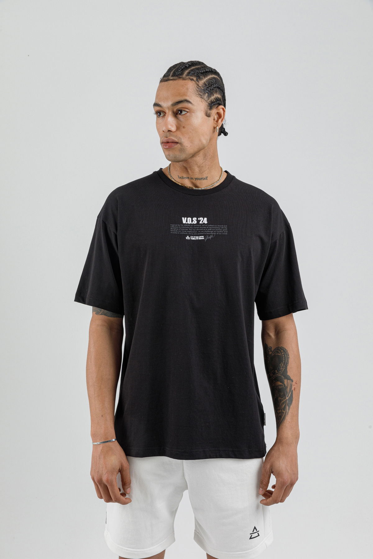 19160 - Bej - Men's Oversize T-shirt