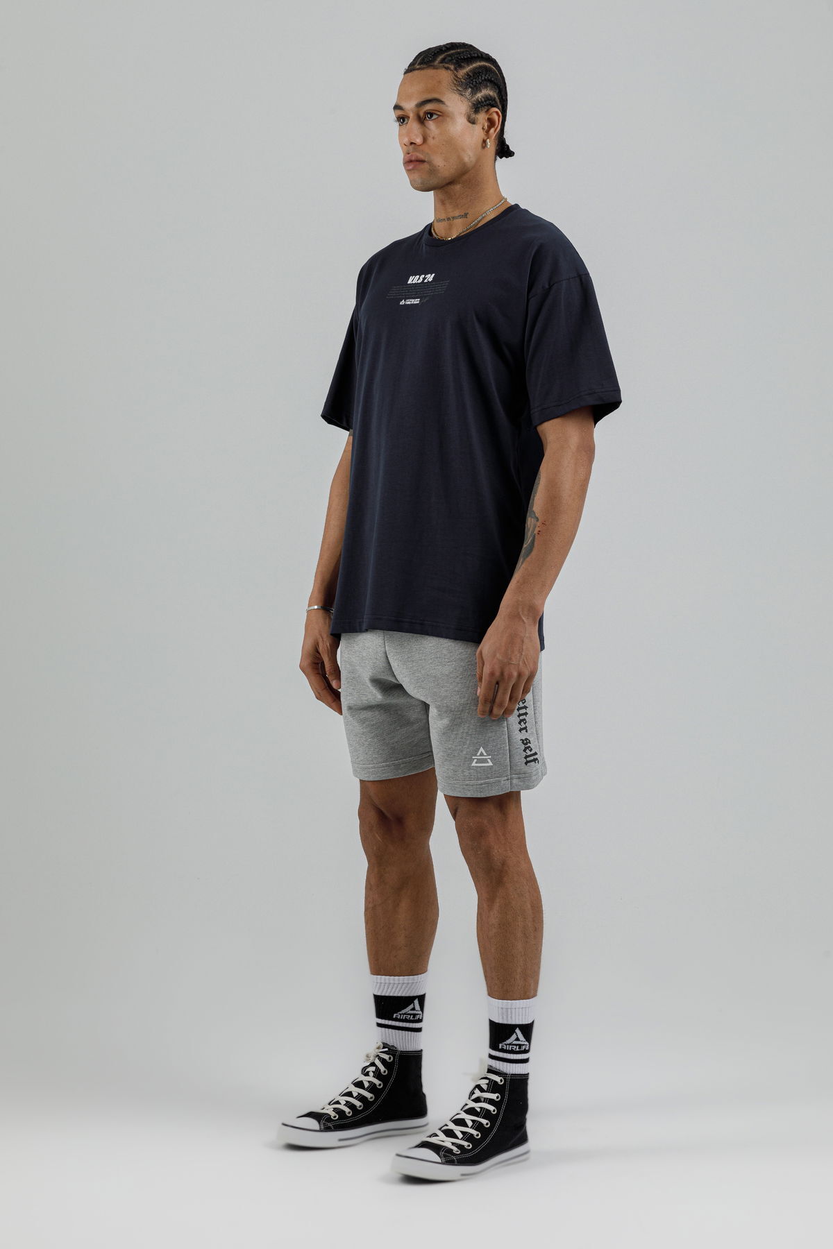 19160 - Bej - Men's Oversize T-shirt