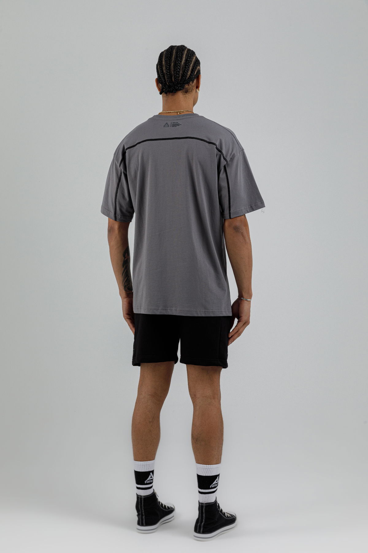 19160 - Bej - Men's Oversize T-shirt