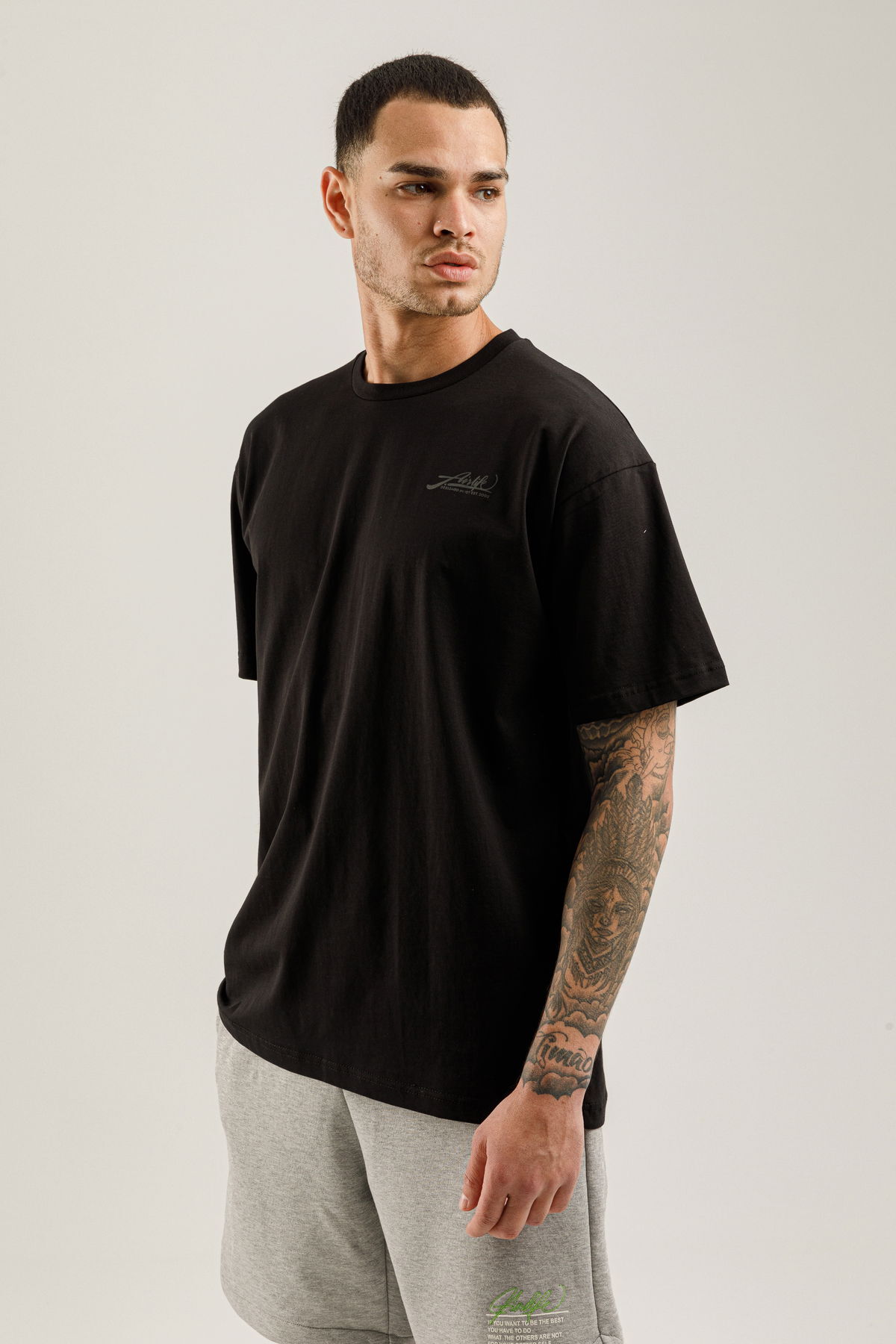 19161 - Bej - Men's Oversize T-shirt