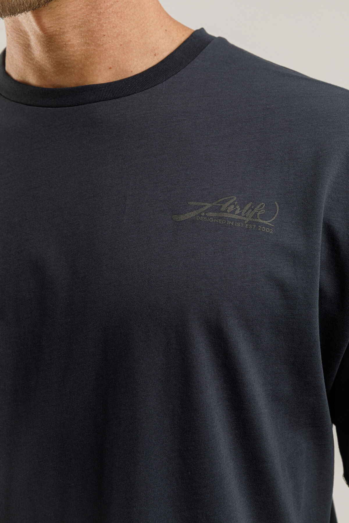 19161 - Bej - Men's Oversize T-shirt