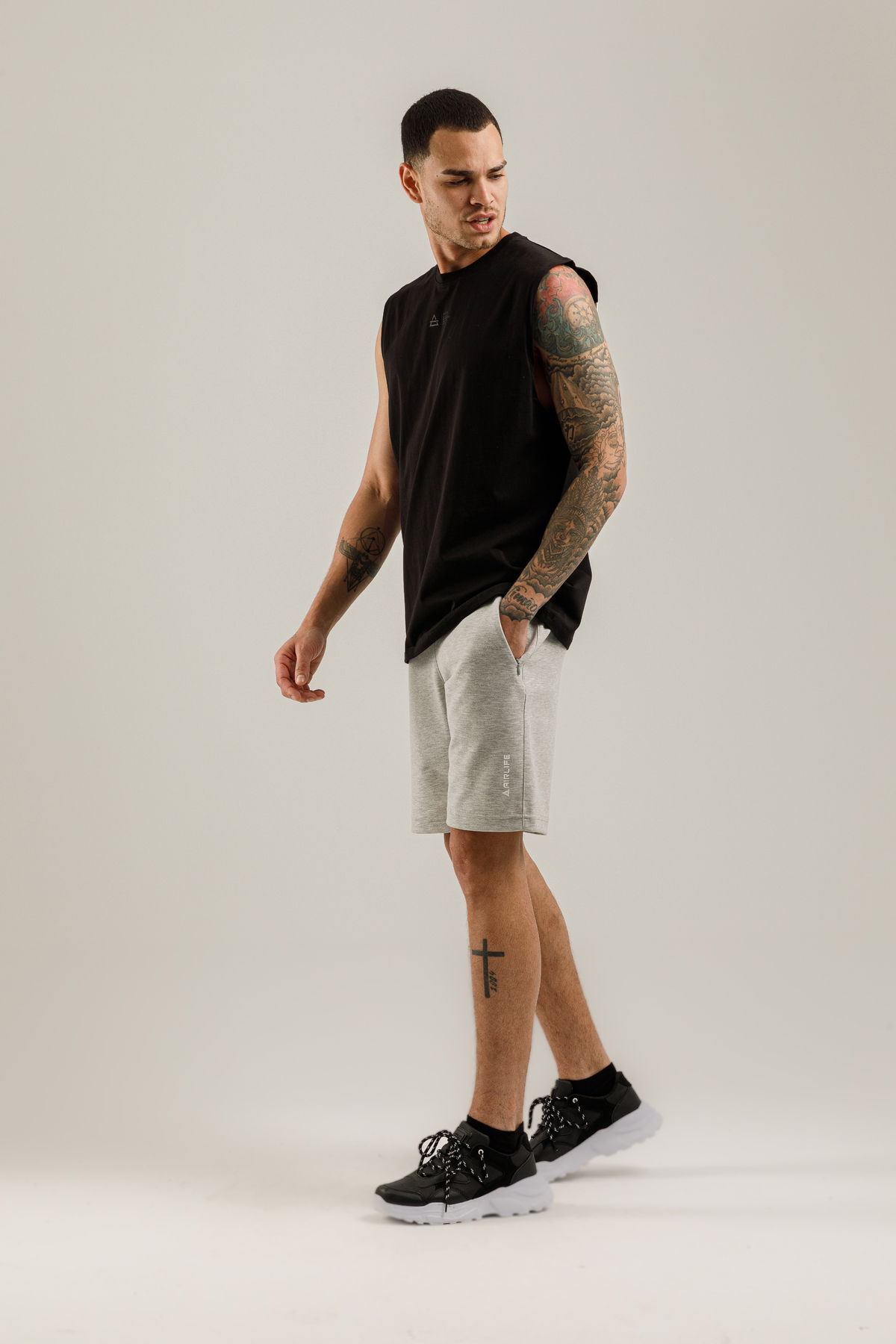 21032 - Black - Men's Tank Top