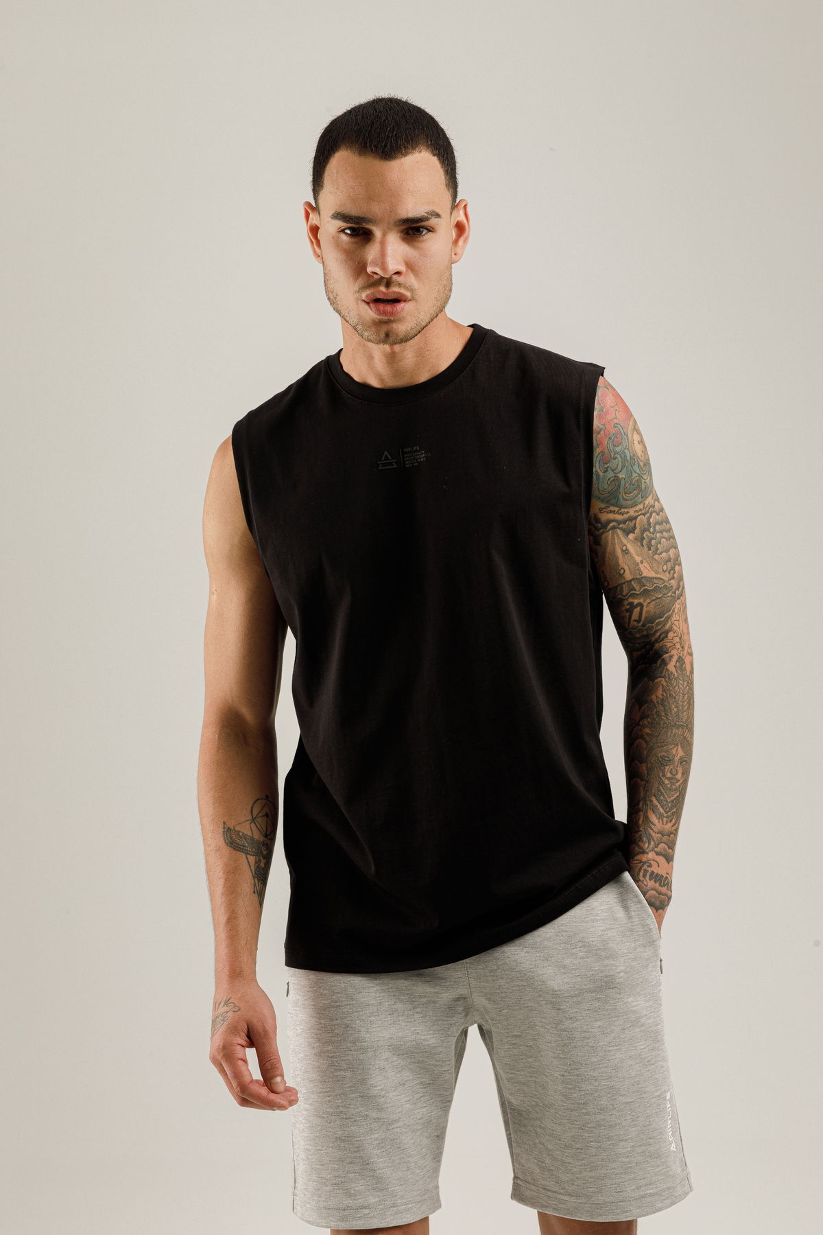 21032 - Black - Men's Tank Top
