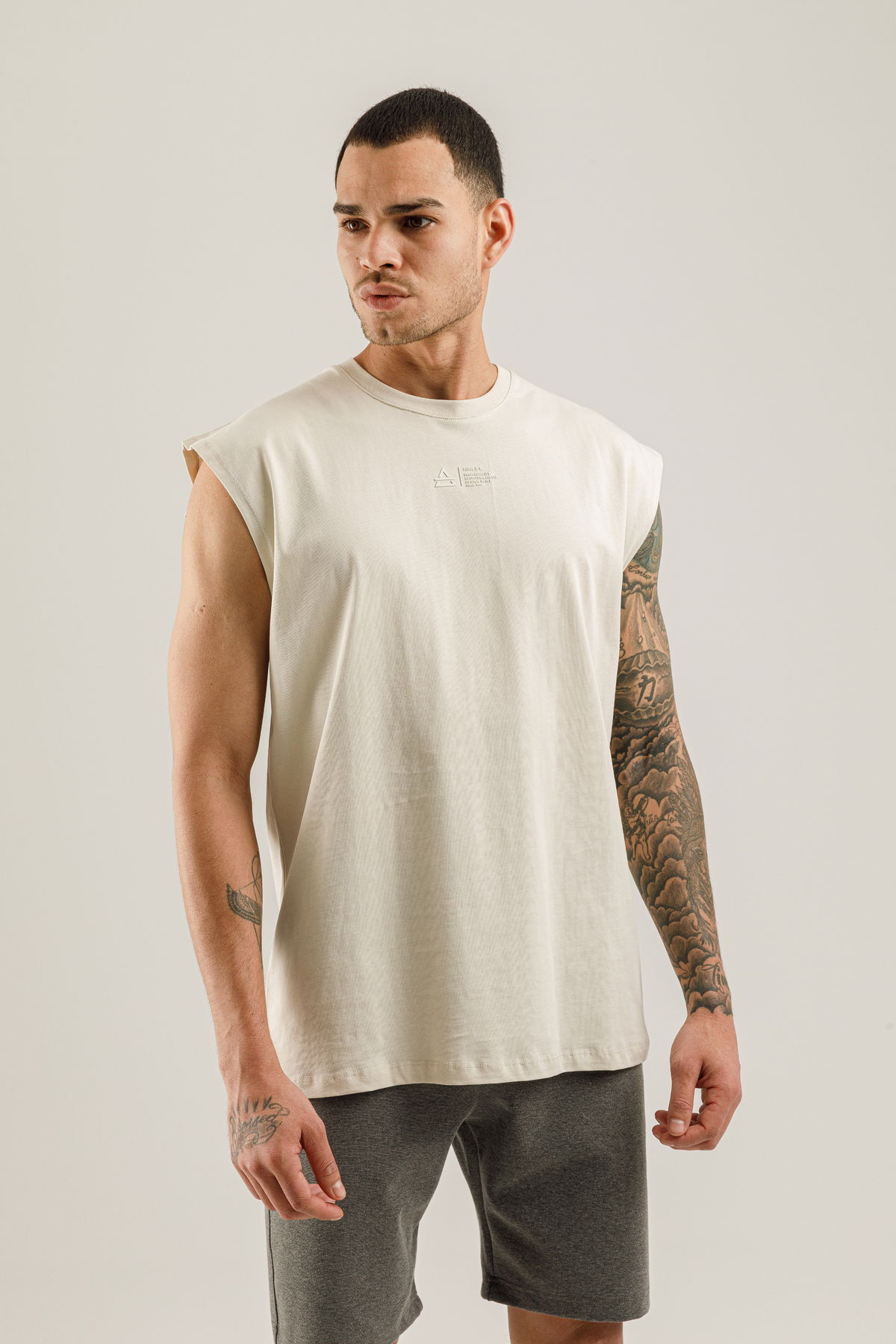 21032 - Beige - Men's Tank Top