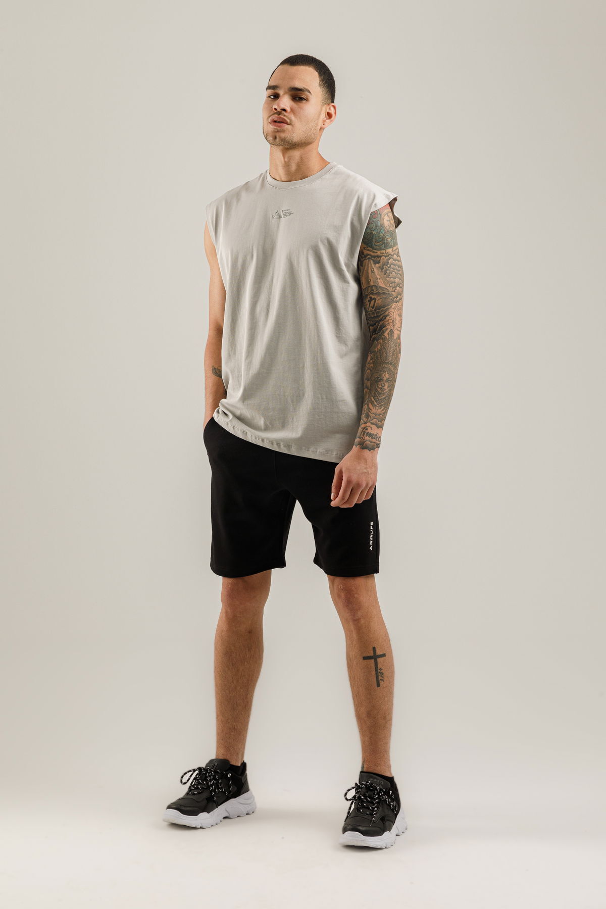 21032 - Gray - Men's Tank Top