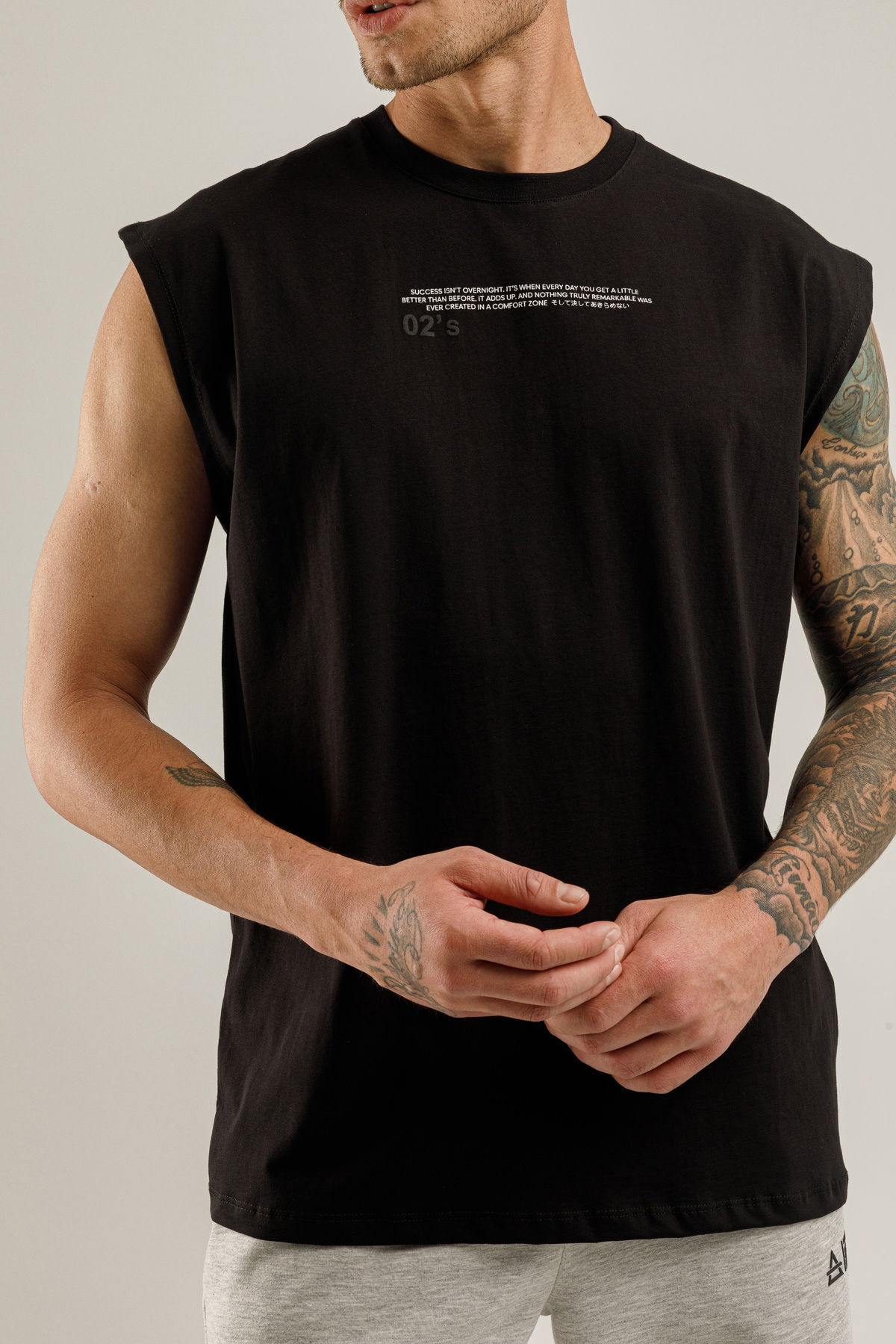 21033 - Black - Men's Tank Top