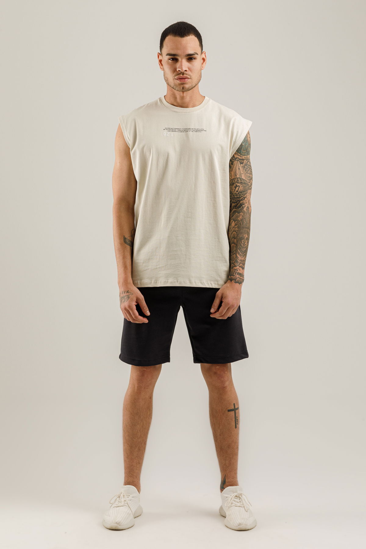 21033 - Beige - Men's Tank Top