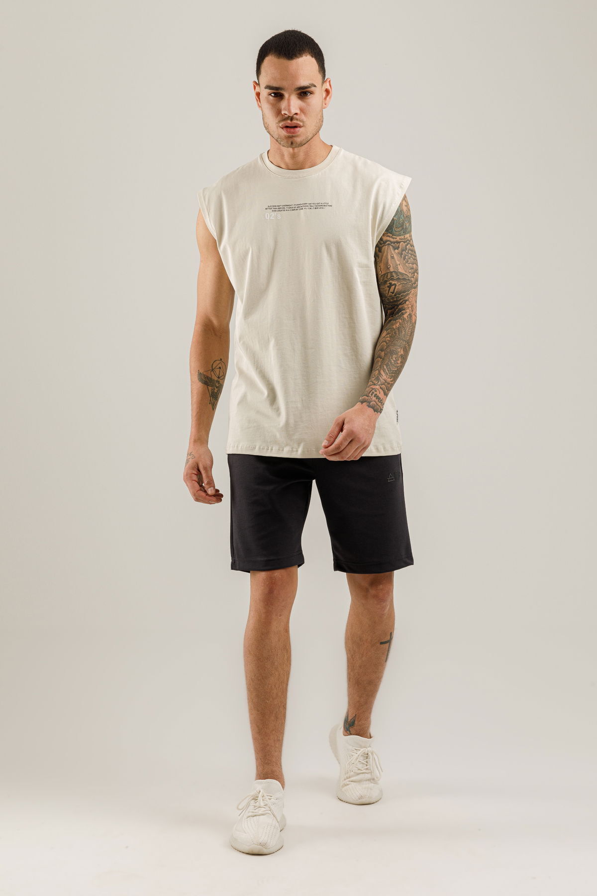 21033 - Beige - Men's Tank Top