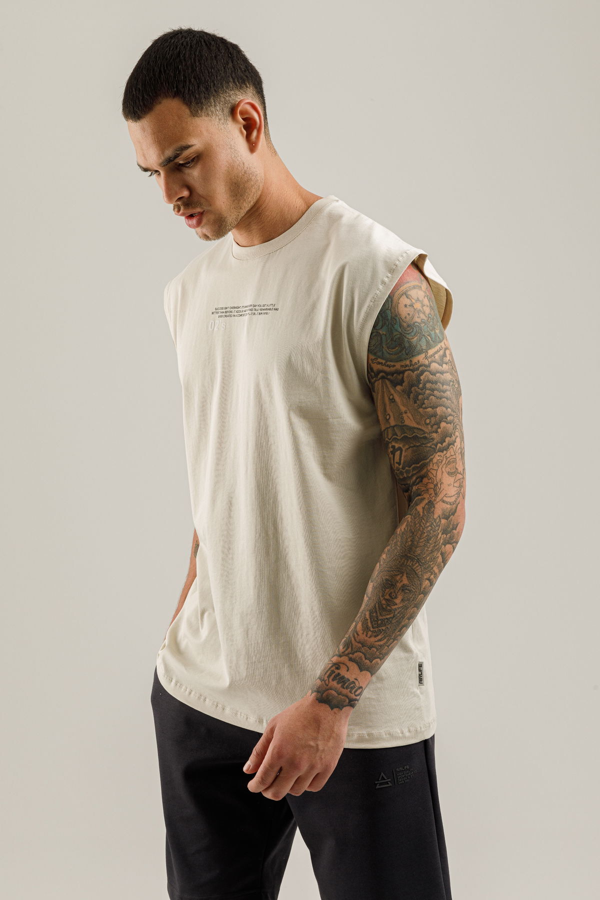 21033 - Beige - Men's Tank Top