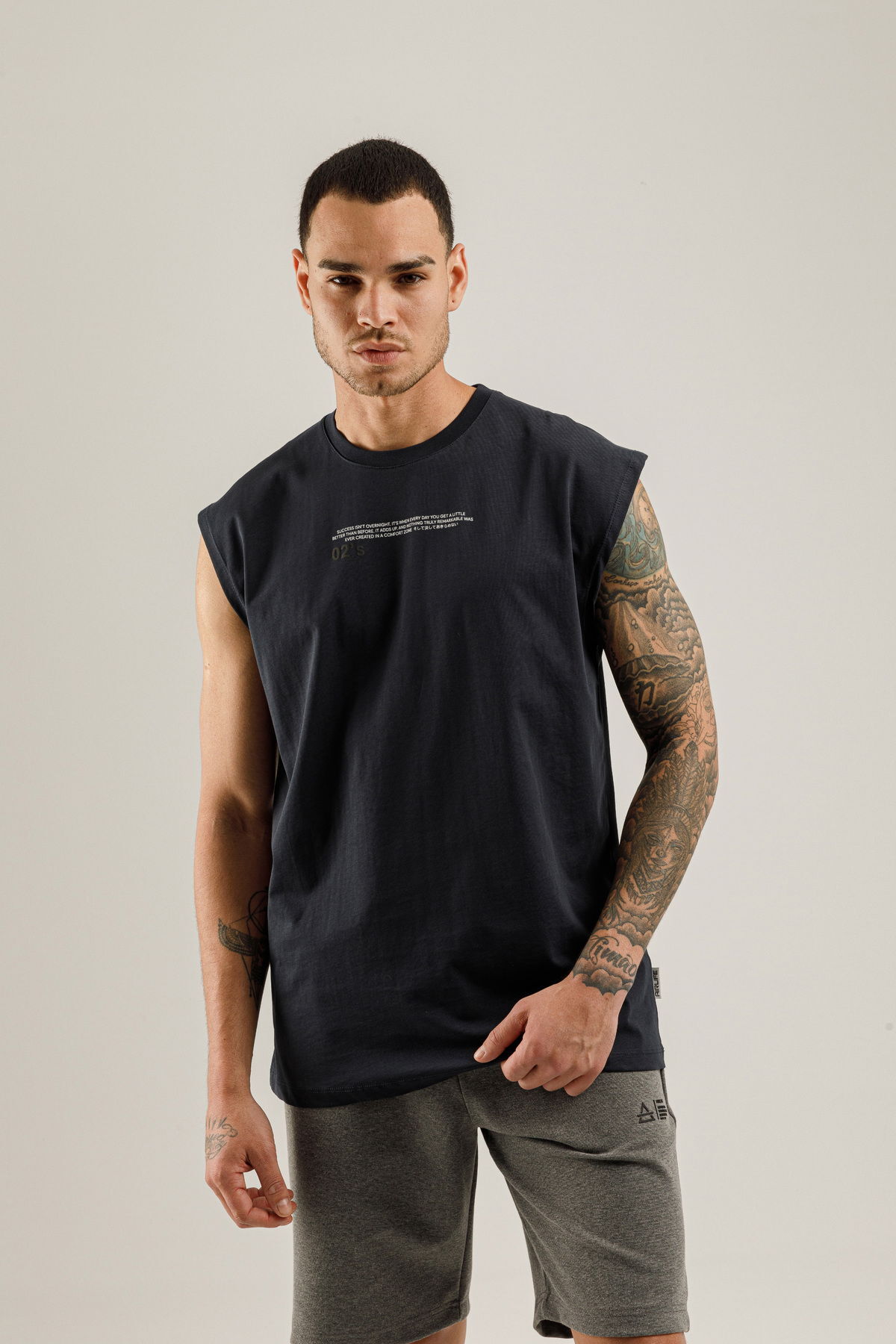 21033 - Navy - Men's Tank Top