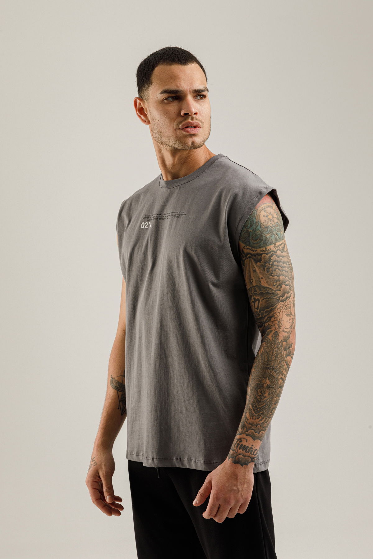 21033 - Smoked - Men's Tank Top