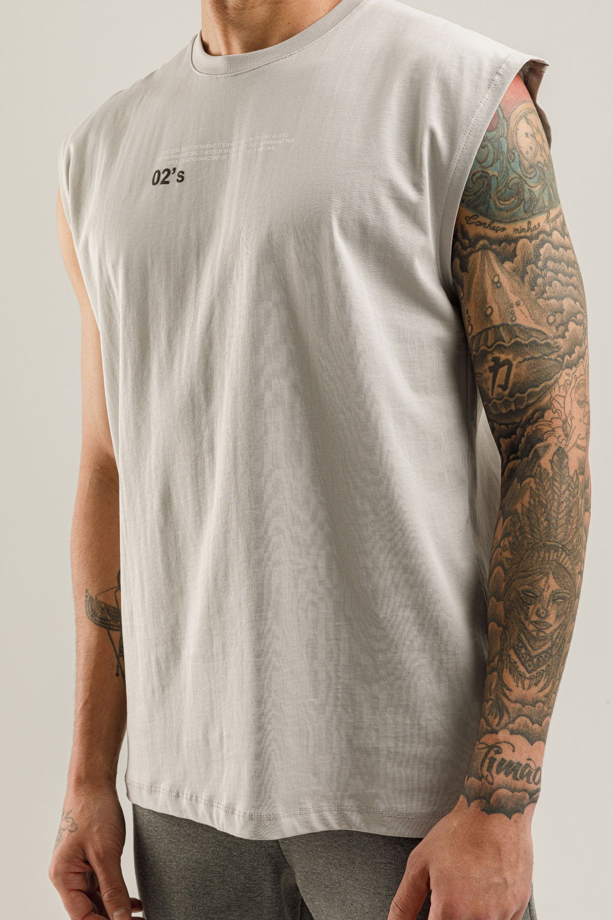 21033 - Gray - Men's Tank Top