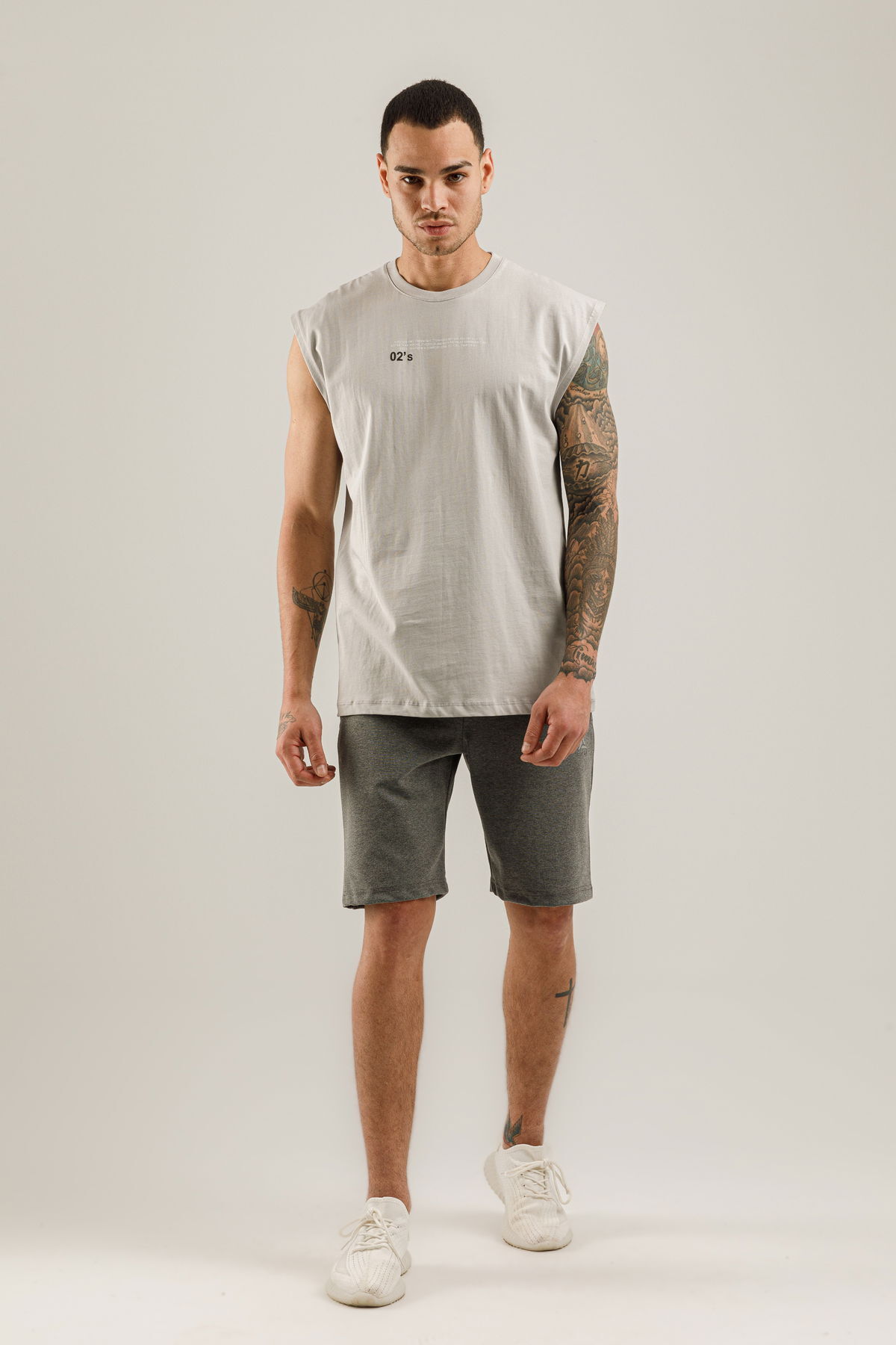 21033 - Gray - Men's Tank Top