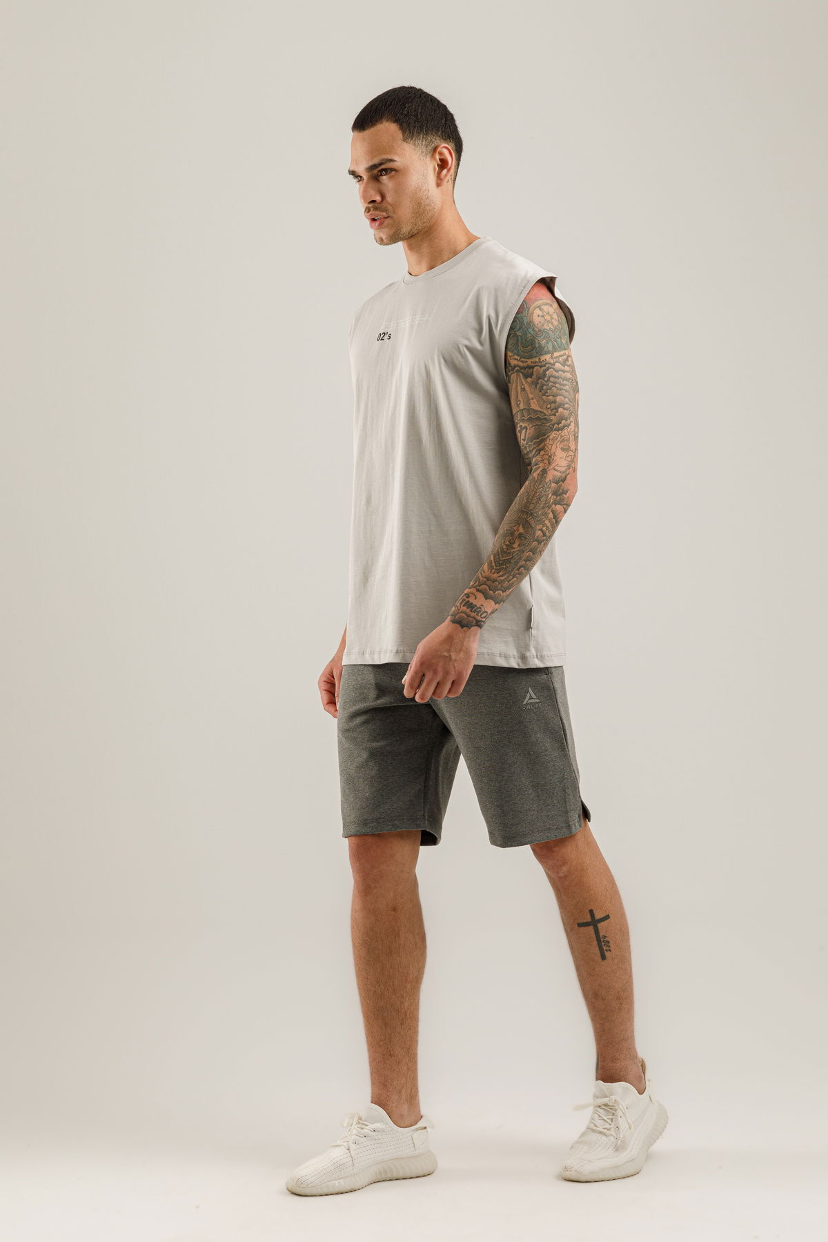 21033 - Gray - Men's Tank Top