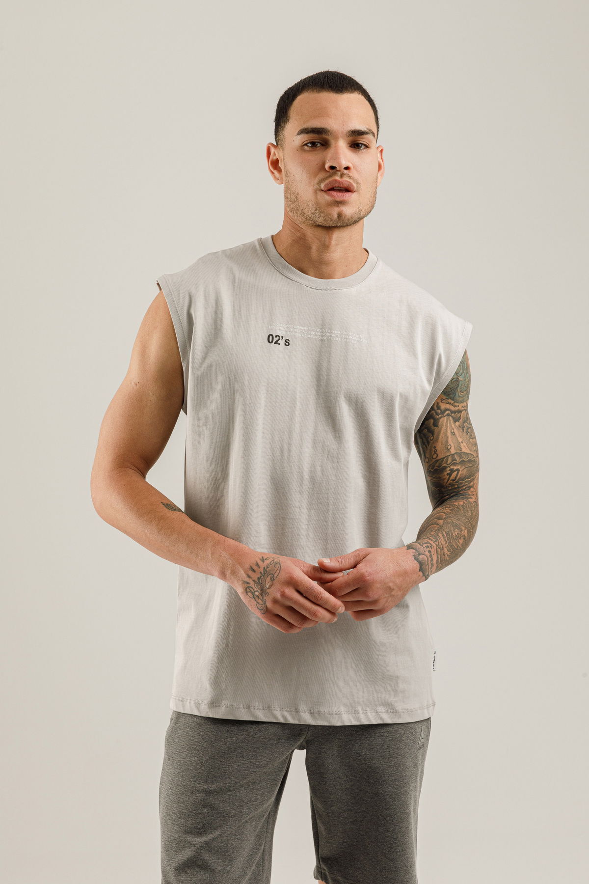 21033 - Gray - Men's Tank Top